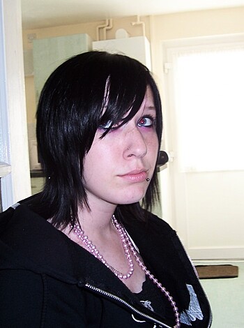 """
Hot bitch with a fucking scratch on her pale face.
""