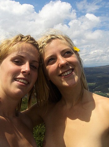 "Get a load of these two dirty hippies sucking face on top of a fuckin' goddamn mountain with the sun setting behind them, looking like some kinda damn nature porn."