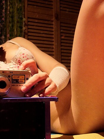 Selfshot masturbating Stacy - Photo 14