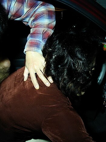 "Massaging bitch's fucking backseat, dudes squeezing and kneading while slut reclines with blissful pleasure."