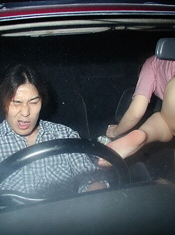 Fucking in a vehicle.