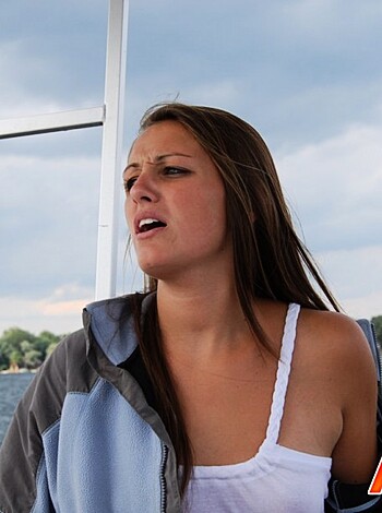 Nude on the boat - Photo 36