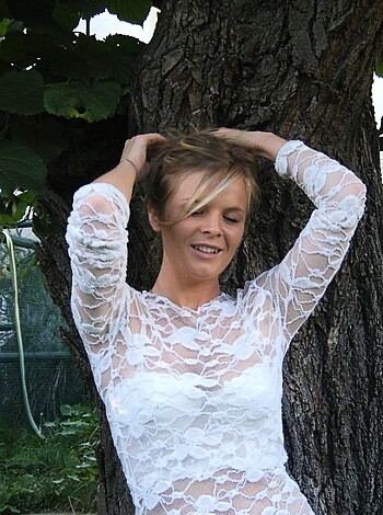 Patti - Blonde Milf in White Lingerie wedding - Photo 24