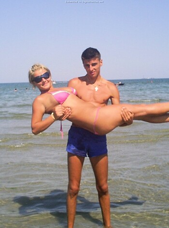 Beach Horny Girls on Vacation - Luba and Nina - Photo 23