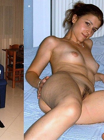 Naked chick reclining on some twisted sheets.