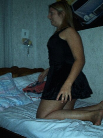 Horny Amateur Blonde shows her Cunt  - Photo 12