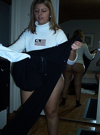 Horny Amateur Blonde shows her Cunt  - Photo 115