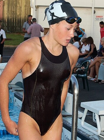 "Here's a dick pic of some chick wearing a fucking sexy as shit tight-ass black rubber wet suit, bro."