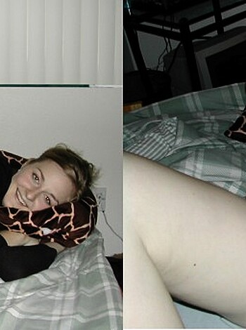 Busty Amateur Slut Girlfriend Dressed/Undressed - Photo 3