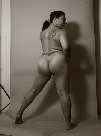 stretch marked belly and fat ass - Photo 102