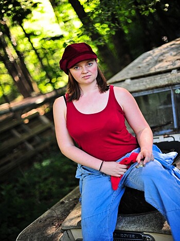 overalls - tits out - Photo 7