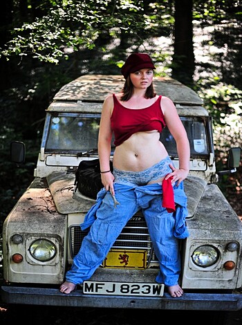 overalls - tits out - Photo 17