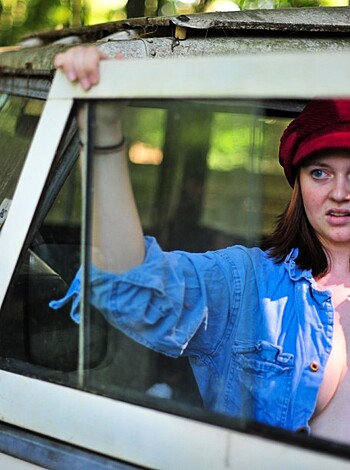 overalls - tits out - Photo 46