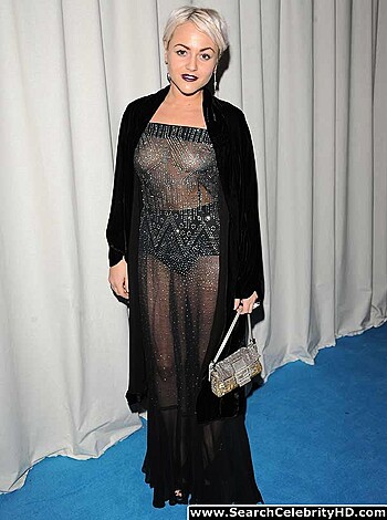 Jaime Winstone See Through Dress Revealing Nipples - Photo 9