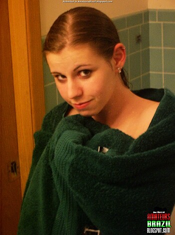 Cute petite teen with tiny boobs showering - Photo 4