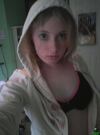 "Dick-sucking slut shows off her tits with bra and fucks the camera with a hoodie."