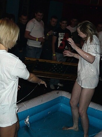 Party Girls in Club - Fighting in pool - wet t-shirt - Photo 29