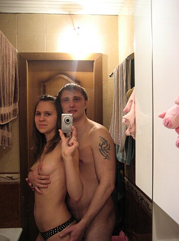 "Look at this fucking disgusting picture of two goddamn naked assholes taking a stupid mirror selfie."