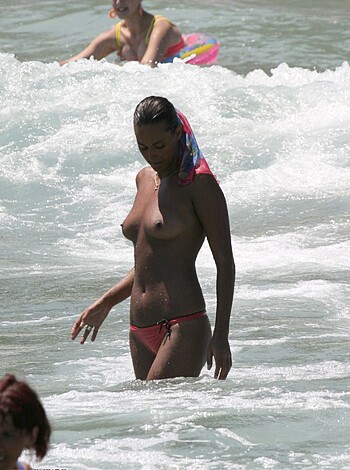 """
Tits out for all to see.
"""