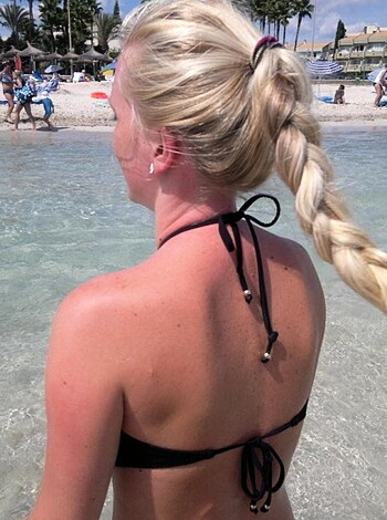 Nice blonde hot vacation beach pix - Photo 113