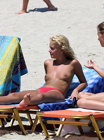 "Group of tits bitches on a fucking beach bash, sluts."