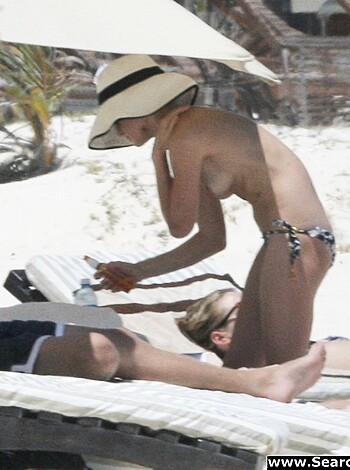 "Here's a hot piece of ass giving a dude a back rub."