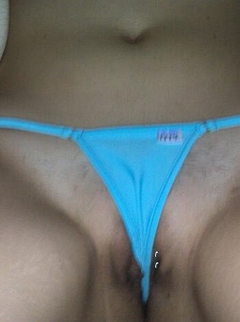 "Fucking hot ass chick with blue panties on her naughty twat."