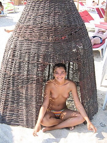 "Here's a fucking picture of some bitch squatting on a dick-fishing trap."
