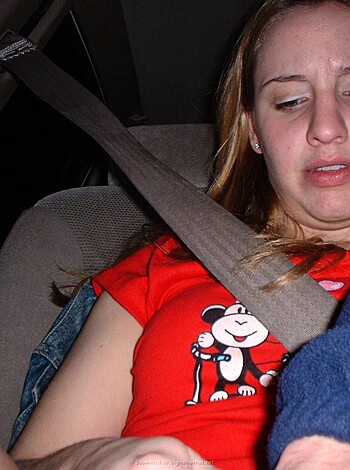 Vulgar Description:
This bitch is too fucking lazy to get out of her goddamn car, she's just staring at her fucking phone while her fat ass sits on the goddamn leather seat like a fucking cow.