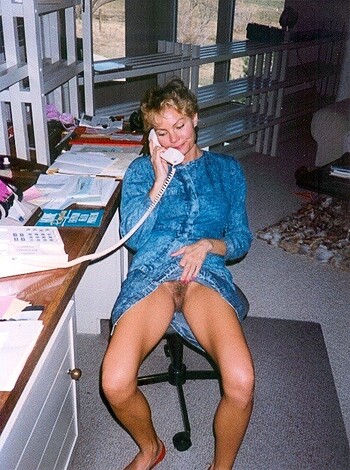 Vulgar description: "Check out this fuckin' bitch with her fat ass cheeks hanging out of her panties, chattin' on the phone like a hoe."