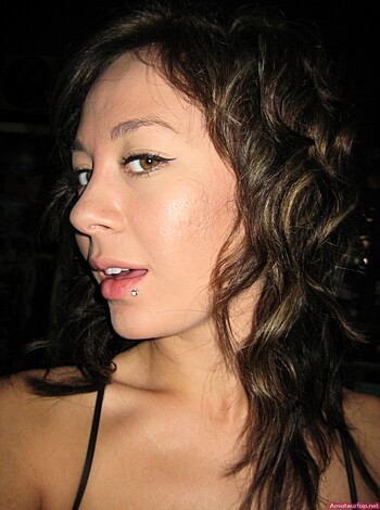 This bitch's hair is fucking long and it's brown as hell.