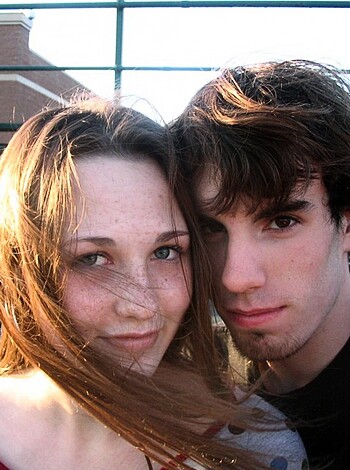 "Self-portrait of two teenage sluts."