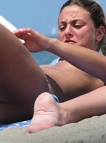 Topless Girls on the Beach - 224 - Small Tits - Photo 16