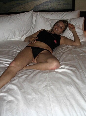 Fucking chick layin' ass up in that bed with her tits out and shit.