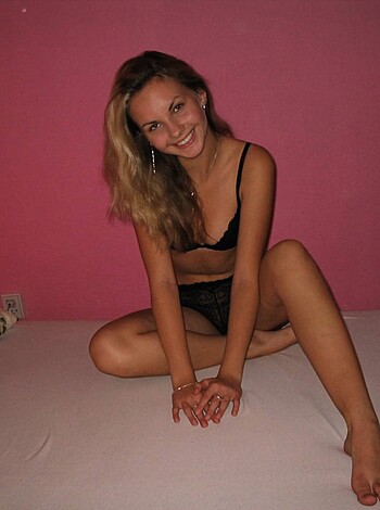 Naughty Blonde Lesbians Playing Erotic Games - Photo 11