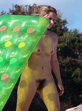 Nude Girls on the Beach - 383 - Hairy - Photo 19