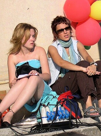 """
The bitch is giving the world her tight pussy while she crosses her legs.