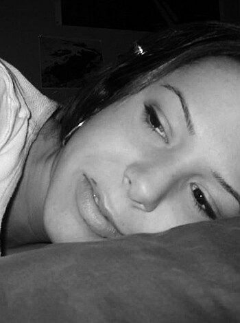 "PJ-clad bitch with smudged mascara fuckin' napping."
