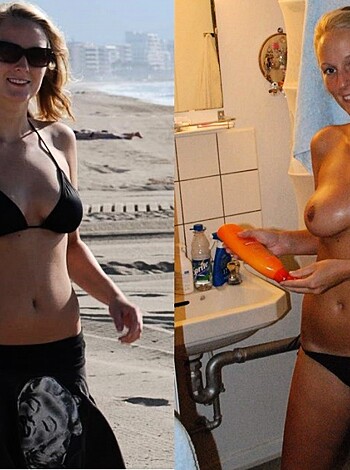 "Got two hot babes chillin' on the shore, makin' sure their asses are showing more."