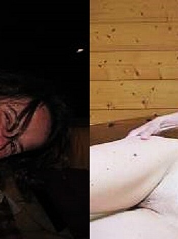 Image of naked chick fondling her boobs while getting fingered by her friend, all in the bedroom, for your viewing pleasure