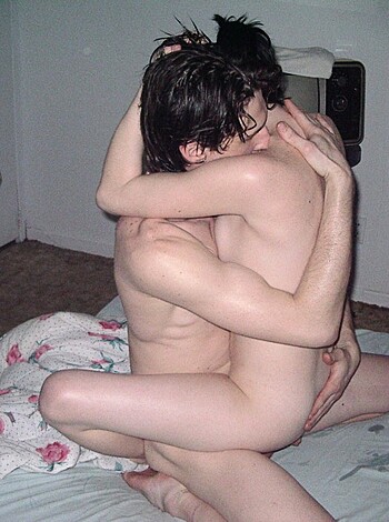 "Fucking nude couple fucking on a mattress."