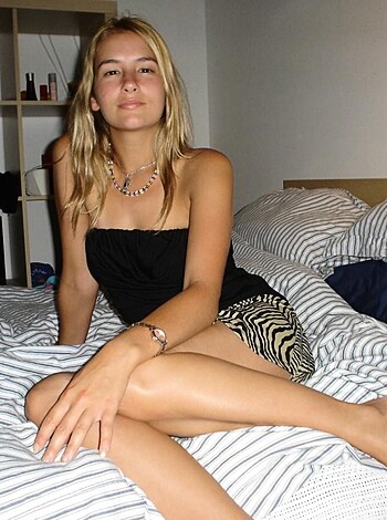 "Here's some fucking hot ass titty action with a bitch layin' naked on a fucking bed, no shoes or shit."