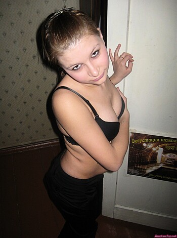 "Here's a fucking picture of some hot chick in her undies, taking a selfie in a club-like setting. She looks pretty fucking confident if you ask me."