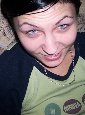 "Look at this fucking hottie in her tight-ass green tee with perfect tits and that come-fuck-me smile. She's givin' us the eye like she wants our dick, am I right? Yeah, you get me."