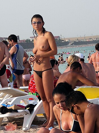 A bunch of fucking nude motherfuckers partying their asses off at the goddamn beach, son.