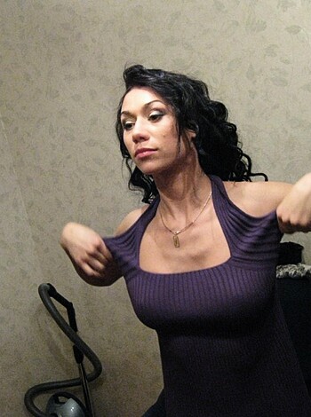 Skinny hot tramp drunk posing - Photo 91