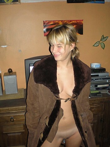 Brown fur-clad titties, blonde bitch rockin’ a mink coat.