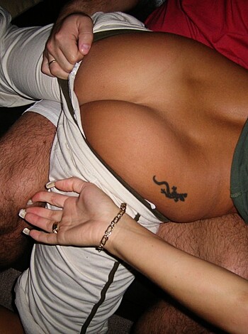 """
Fucking naked fuckers with their dicks and pussies out, gettin' down and dirty.
"""