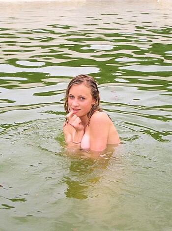 "Here's some hot nude bitch in a pool, fuckin' and shit."