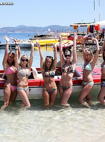"A bitch-ass bunch of hoes striking dumb ass poses on the fucking sand."